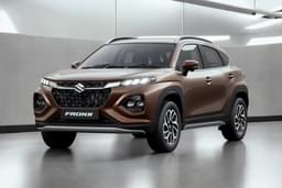 Maruti Suzuki Fronx Color Bluish Black   Earthen Brown (dual Tone)